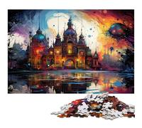 1000 Pieces Puzzles The Colorful Psychedelia of Queluz Palace Jigsaw Puzzles for Adults Paper Jigsaw for Summer Lovers 1000 PCS(38x26cm)