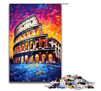 1000 Pieces Puzzles The Colosseum in Ancient Rome Is Surrounded Jigsaw Puzzles for Adults Wood Jigsaw Educational Game 1000 PCS