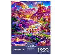 1000 Pieces Rainbow Bridge Jigsaw Puzzle Adults Teens Fun Relaxation Activity Precision Fit Gift Box 70x50cm/1000pcs