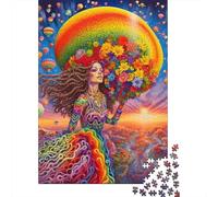 1000 Pieces Rainbow Spirit Jigsaw Puzzles for Adults Paper Puzzle Educational Game for Adult Teenagers 1000pcs (38x26cm)