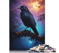 1000 Pieces Raven for Adults Difficult Jigsaw Puzzles Paper Puzzle for Adults And Teenager Jigsaw Puzzles for Adult 38x26cm/1000pcs