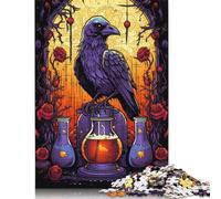 1000 Pieces Raven Love Potion Square Jigsaw Puzzles for Adults And Wooden Puzzles 1000pcs (75x50cm)