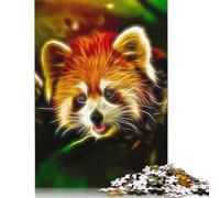 1000 Pieces Red Panda Fractal Jigsaw Puzzles Adults Difficulty Jigsaw Puzzles Education Toys Games 1000pcs (75x50cm)