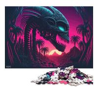 1000 Pieces 'Retro Futuristic Nightmare Jigsaw Puzzle Puzzle for Adults And Teenager For Family Fun & Game Night 1000pcs (75x50cm)