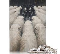 1000 Pieces Rhino Fitness Muscles Gym Jigsaw Puzzle Wooden Puzzles for Teenagers Gifts Home Decoration Puzzle Toys 1000pcs (75x50cm)