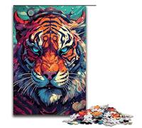 1000 Pieces Robot Tiger by SplattersLots of Thick Coloured Cloud Puzzles for Adults Impossible Puzzle Stress Reliever for And Teenager Age 14 And Up 1000 PCS