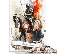 1000 Pieces 'Saint George Jigsaw Puzzles for Adults Intellectual Game Jigsaw Puzzle Toys for Kids 1000pcs (75x50cm)