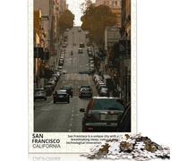 1000 Pieces San Francisco City Puzzles Jigsaw Difficulty Puzzle Jigsaw Educational Games Toy (38x26cm)