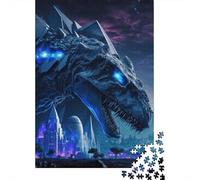 1000 Pieces Sci-fi Dragon1 Jigsaw Puzzles for Adults Paper Puzzle Educational Game for Adult Teenagers 1000pcs (38x26cm)