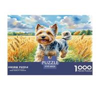 1000 Pieces Scottish Terrier Jigsaw Puzzles for Adults Challenging Game Jigsaw Puzzle Home Decoration for The Whole for Women, Gifts for Men 38x26cm/1000pcs