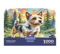 1000 Pieces Scottish Terrier Jigsaw Puzzles for Adults Educational Games Jigsaw Puzzle Home Decors for The Whole for Women, Gifts for Men 70x50cm/1000pcs