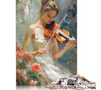 1000 Pieces Serenade of Strings Puzzles Jigsaw Adults Difficulty Puzzles Jigsaw Educational Games Toy Family Decoration 1000pcs (38x26cm)
