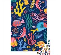 1000 Pieces Shoal Of Starfish Square Jigsaw Puzzles for Adults And Paper Puzzles 38x26cm/1000pcs