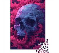 1000 Pieces Skull Paper Puzzles Paper Puzzles for Adults& Teenagers Age 12 Years Up 1000pcs (38x26cm)
