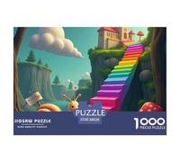 1000 Pieces Snail Jigsaw Puzzle Snail Challenge High Difficulty for Adults Home Decoration Educational Game Age 12+ for Adults 38x26cm/1000pcs