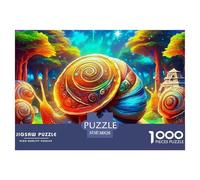 1000 Pieces Snail Jigsaw Puzzle Snail Challenge High Difficulty for Adults Home Decorations Educational Games Age 12+ for Adults 38x26cm/1000pcs
