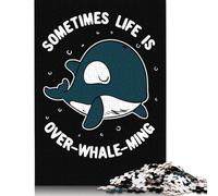 1000 Pieces Sometimes Life Is Square Jigsaw Puzzles for Adults And Paper Puzzles 38x26cm/1000pcs