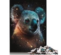 1000 Pieces Space Animal Koala for Adults Difficult Jigsaw Paper Puzzle for Adults Christmas Eve Gifts 1000pcs (75x50cm)