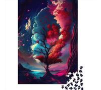 1000 Pieces Space Fantasy Landscapes Puzzle for Adults Paper Puzzles Jigsaw Puzzles for Adults Educational Game Challenge Toy 1000pcs (38x26cm)