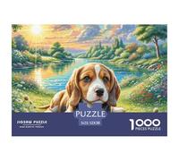 1000 Pieces Spanish Water Dog Jigsaw Puzzle Fun, Challenging for Adults Home Decoration Educational Games Age 12+ for Adults 52x38cm/1000pcs