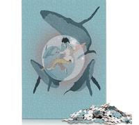 1000 Pieces Stay Calm Under Pressure Creative Square Paper Jigsaw Puzzles for Adults Educational Game Challenge Toy 38x26cm/1000pcs