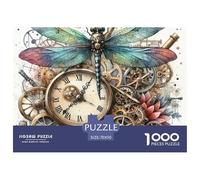 1000 Pieces Steampunk Jigsaw Puzzles Steampunk Fun, Challenging for Adults Home Decorations Educational Games Age 12+ for Adults 70x50cm/1000pcs