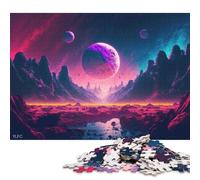 1000 Pieces Stellar Cosmos Scapes Jigsaw Puzzles Wooden Puzzles for Adults & Teenager Brain Teaser Puzzles For Adults 1000pcs (75x50cm)