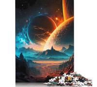 1000 Pieces Stellar Plateau Universe Creative Square Jigsaw Puzzles for Adults And Wooden Puzzles Challenging Game 1000pcs (75x50cm)