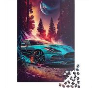 1000 Pieces Supercar Jigsaw Puzzles for Adults Wooden Puzzle Educational Game for Adult Teenagers 1000pcs (75x50cm)