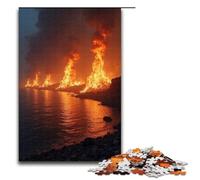 1000 Pieces The Burning of Red Cliff Puzzles for Adults Impossible Puzzle Stress Reliever for And Teenager Age 14 And Up 1000 PCS(75x50cm)