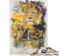 1000 Pieces The Circle of Life Jigsaw Puzzles for Adults Paper Puzzles for Adults Teenager Man Woman Gift 38x26cm/1000pcs