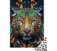 1000 Pieces The Cunning Jaguar Jigsaw Puzzles for Adults Paper Puzzles for Adults Teenager Man Woman Gift 1000pcs (38x26cm)