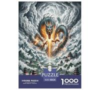 1000 Pieces The Dragon Jigsaw Puzzles for Adults Family Challenge Toys Jigsaw Puzzle Home Decors for Men Women Elders Seniors 38x26cm/1000pcs