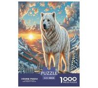 1000 Pieces The Great Pyrenees Jigsaw Puzzles for Adults Challenging Game Jigsaw Puzzle Home Decoration for Adults Gifts 38x26cm/1000pcs