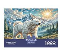 1000 Pieces The Great Pyrenees Jigsaw Puzzles for Adults Educational Games Jigsaw Puzzle Home Decors for Men Women Elders Seniors 70x50cm/1000pcs