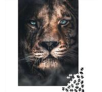 1000 Pieces The Lion Tiger Jigsaw Puzzle, Creative Rectangular Paper Jigsaw Puzzles for Adults, Large Puzzles for Family Educational Game 1000pcs (38x26cm)