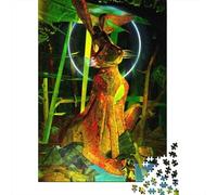 1000 Pieces The Rabbit King for Adults Difficult Jigsaw Puzzles for Adults Family Fun Jigsaws Puzzles 1000pcs (38x26cm)