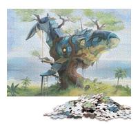 1000 Pieces The Whale House Margot Zussy Creative Square Paper Jigsaw Puzzles for Adults Educational Game Challenge Toy 38x26cm/1000pcs