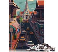 1000 Pieces Udon Thani Pixel Art Jigsaw Puzzle Puzzles for Adults & Teenager for Adults Teenagers Age 14+ 1000pcs (75x50cm)