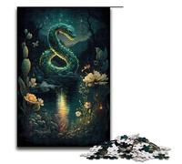 1000 Pieces Unreal Snake Adult Jigsaw Puzzles Family Fun Family Game Stress Reliever Difficult Challenge 75x50cm