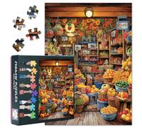 1000 Pieces Vegetables and Fruits Jigsaw Puzzles for Adults Challenging Puzzle Fruit Store Puzzles Artwork Home Wall Decor as Gifts for Puzzle Lovers 27.5"X19.7"