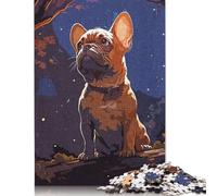1000 Pieces Vintage Cute Dog Puzzle Jigsaw Difficulty Puzzle Jigsaw Educational Game Toy 1000pcs (75x50cm)