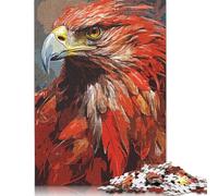 1000 Pieces Vintage Red Eagle Puzzles Jigsaw Difficulty Puzzle Jigsaw Educational Games Toy 1000pcs (75x50cm)