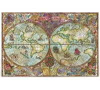 1000 Pieces Vintage World Map Wooden Jigsaw Puzzles For Adults Fun Educational Games Toy Gift Art Home Decor