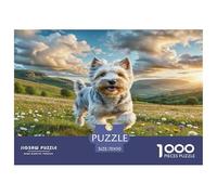 1000 Pieces Welsh Terrier Jigsaw Puzzles for Adults Challenging Game Jigsaw Puzzle Home Decoration for Men Women Elders Seniors 70x50cm/1000pcs