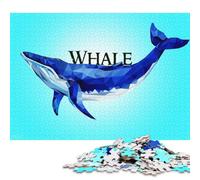 1000 Pieces Whale Dare Neil Creative Square Jigsaw Puzzles for Adults & Paper Puzzles Challenging Game 38x26cm/1000pcs