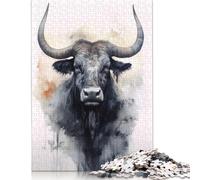 1000 Pieces Wildebeest Beauty Jigsaw Puzzles for Adults Paper Puzzle Educational Game for Adult Teenagers 1000pcs (75x50cm)