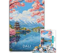 1000 Pieces Wooden Jigsaw Puzzle for Adults, Dali China Landscape Painting | Jigsaw Puzzle Gift: puzzle gift for adults, hands-on indoor leisure.