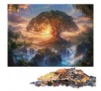 1000 Pieces Wooden Jigsaw Puzzle for Adults, Dawn of the Genesis Tree | Puzzle for Adults: thoughtful Christmas gift for adults, indoor weekend activity.