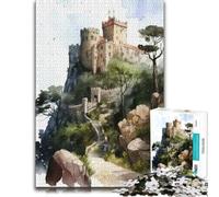 1000 Pieces Wooden Jigsaw Puzzle for Adults, The Castle of the Moors | Adult Jigsaw Puzzle - image-based sorting for steady puzzle progress at your own pace.